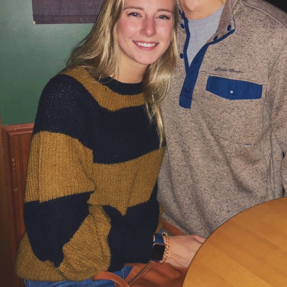 Target stripped sweater